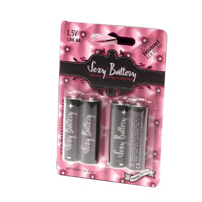 PILAS ALKALINAS SEXY BATTERY AA 4 PZAS