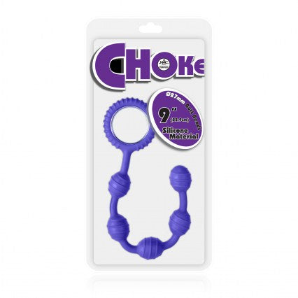 BOLAS ANALES CHOKE WITH SILVER RING PURPLE 9