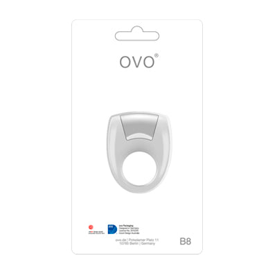 ANILLO VIBRADOR OVO B8 WHITE